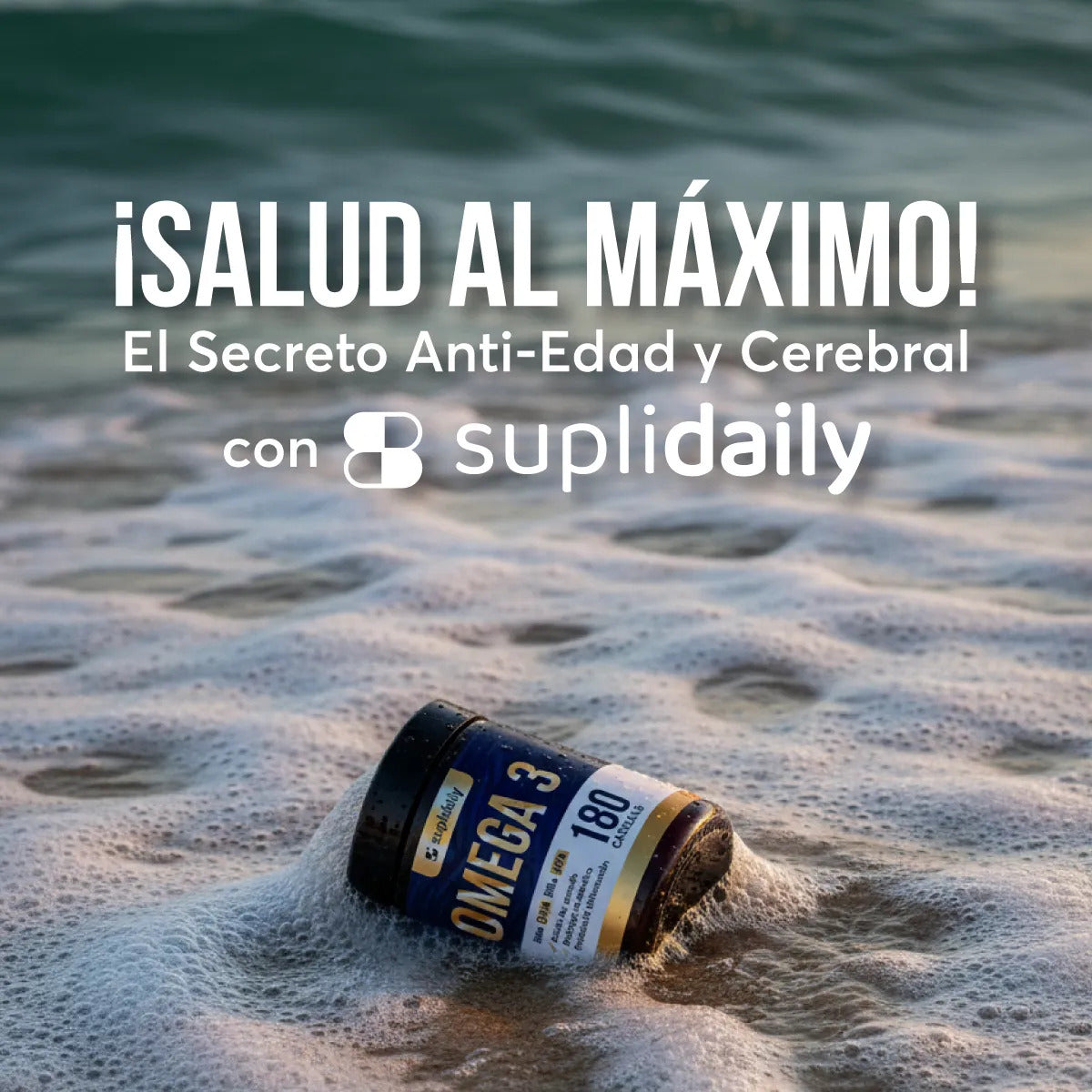 Omega 3 800 Epa 400 Dha 180 Cap Alta Pureza Sin Sabor