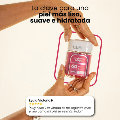 Gomitas Eterna De Colágeno Hidrolizado + Vitamina C Sabor Berries