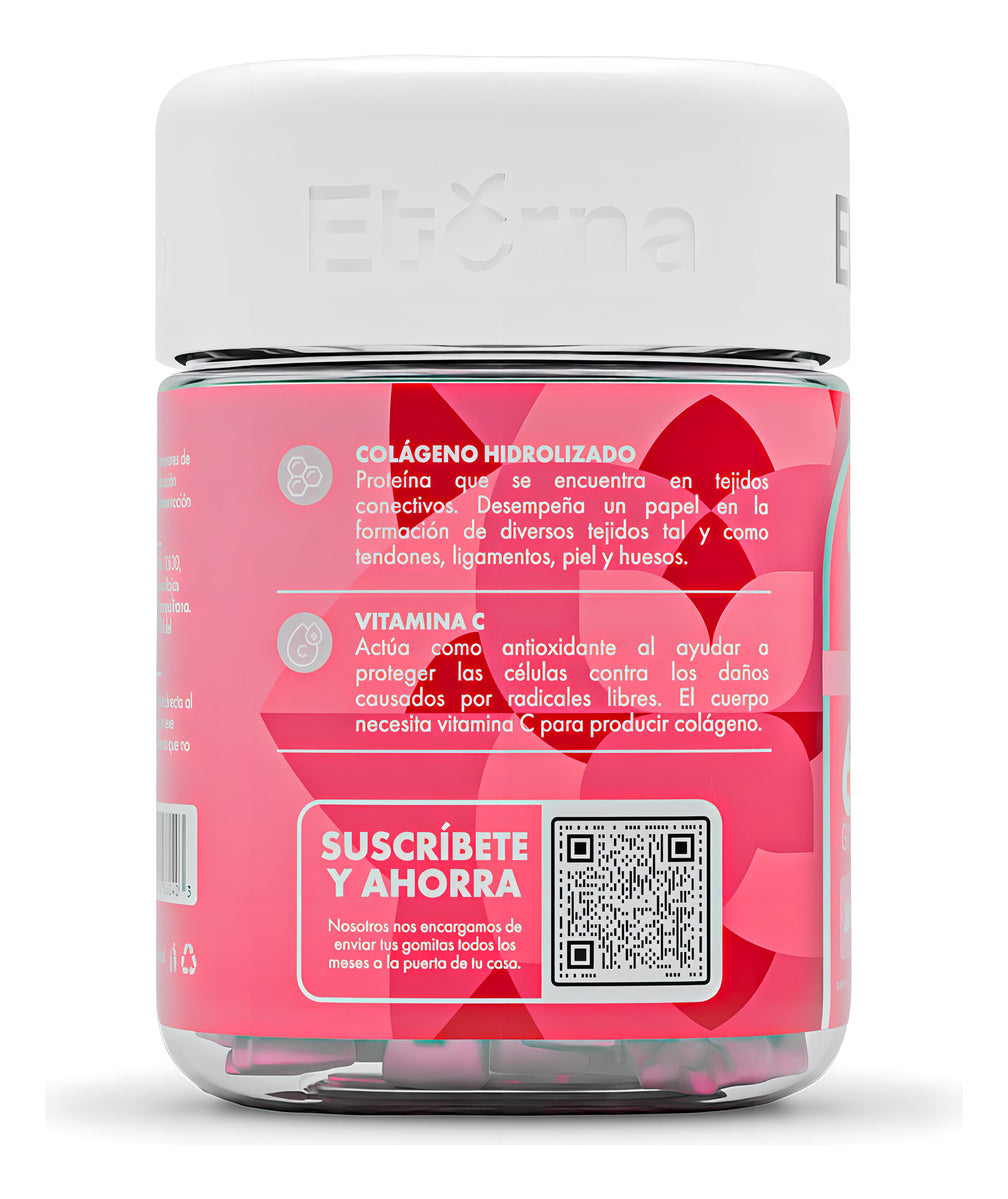 Gomitas Eterna De Colágeno Hidrolizado + Vitamina C Sabor Berries