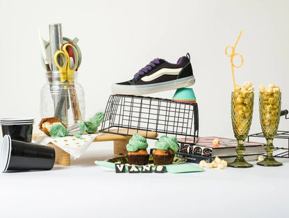 Zapatilla Vans Knu Skool Mujer Negro - Morado